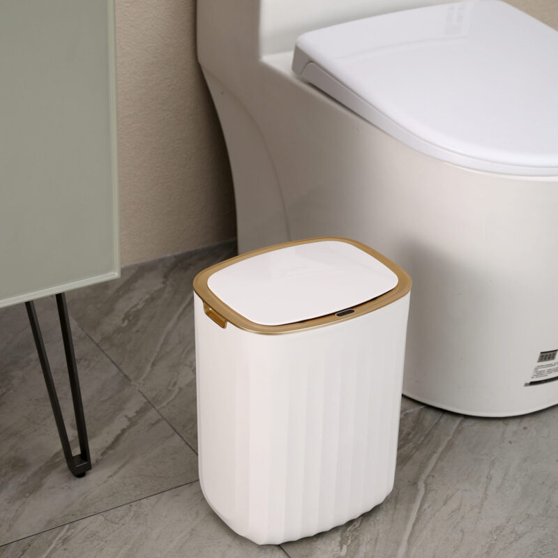 3.5 Gallon Bathroom Trash Can, 13.5 Litre Bedroom Motion Sensor